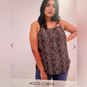 Spaghetti strap blouse size 12